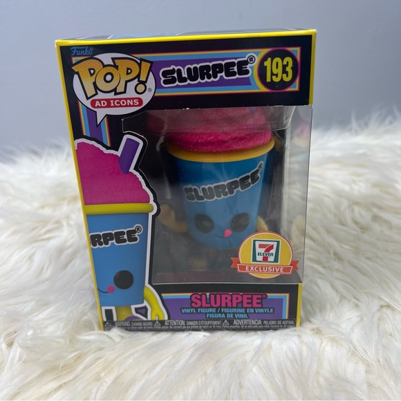 Funko Pop! Slurpee Blue Cup Black Light 7-11 Slurpee Exclusive - Picture 1 of 5